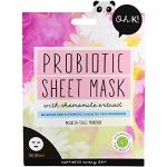 Oh K Masque en tissu probiotique végétalien, avec des probiotiques ajoutés pour une lueur radieuse, camomille