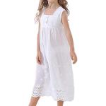 Chemises de nuit longues blanches en coton Taille 7 ans look fashion pour fille de la boutique en ligne Amazon.fr 