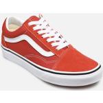 Chaussures Vans Old Skool rouges en cuir en cuir Pointure 37 pour femme en promo 