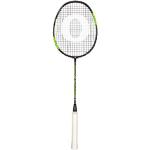 Oliver Raquette de badminton Meta X90 / Racket de badminton en carbone noir et vert idéal pour les débutants et les joueurs amateurs