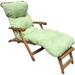 Coussins de chaise longue vert clair made in France 