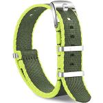 Bracelets de montre verts look fashion en tissu pour homme 