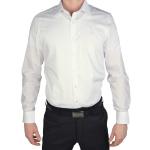 Chemises Olymp blanches en coton à New York à manches longues à manches longues col kent Taille XS look fashion pour homme 