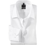 Chemises cintrées Olymp blanches en coton à New York à manches longues Taille XS look fashion pour homme 