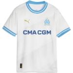 Maillots Olympique de Marseille Puma blancs en jersey enfant Olympique de Marseille look sportif en promo 