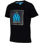T-shirts noirs en coton Olympique de Marseille Taille XL pour homme 