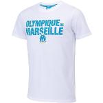 T-shirts blancs en coton Olympique de Marseille Taille M pour homme 