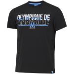 T-shirts noirs Olympique de Marseille Taille XXL pour homme en promo 