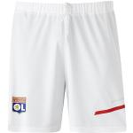 Shorts de running blancs en polyester Olympique Lyonnais respirants lavable en machine Taille XL pour homme 