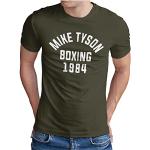 OM3® Mike Tyson 1984 T-shirt | Homme | Boxing Heavyweight Gym KO Fight Legend Boxer | S à 4XL - - X-Large