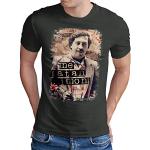 OM3® Pablo Escobar T-shirt pour homme Me Matan Limon Drug Lord Icon S à 5XL, gris foncé, XXXL