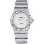 Montres Omega Constellation blanches seconde main pour femme 
