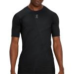 Maillots de running On-Running noirs Taille L look fashion pour homme 