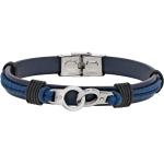 Bracelets menotte bleus en acier look fashion pour femme 