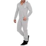 Pyjamas combinaisons gris en polaire Taille S look fashion pour homme en promo 