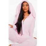 Pyjamas en polaires Boohoo roses à motif lapins pour femme en solde 