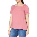 T-shirts Only Carmakoma roses à manches courtes à manches courtes Taille XL plus size look fashion pour femme 