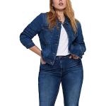 Vestes en jean Only Carmakoma bleues Taille XXL look fashion pour femme en promo 