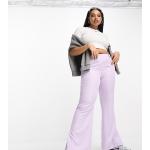 Pantalons taille haute Only violets Taille XXL plus size pour femme en promo 