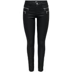 Pantalons skinny Only noirs enduits Taille L look fashion pour femme 