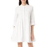 Robes chemisier Only blanches midi à manches trois-quart Taille S look casual pour femme 