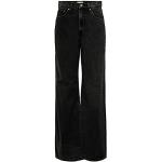 Jeans larges Only Denim noirs en coton Taille L W25 look fashion pour femme en promo 