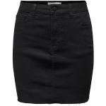 Minijupes en jean Only noires courtes Taille S look fashion pour femme 