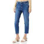 Jeans taille haute Only Denim bleus en coton stretch Taille M W32 look fashion pour femme en promo 