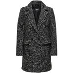 Manteaux en laine Only noirs en polyester Taille S look fashion pour femme 