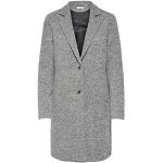 Manteaux longs Only gris clair Taille S look fashion pour femme en promo 