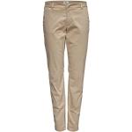 Pantalons chino Only beiges en lyocell Taille XXS look fashion pour femme 