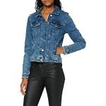 Vestes en jean Only Denim bleues en coton à manches longues Taille XL look fashion pour femme en promo 