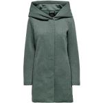 Manteaux Only verts en polyester à capuche à capuche Taille S look fashion pour femme en promo 
