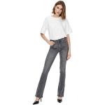 Jeans flare Only Blush gris en coton Taille S look fashion pour femme en promo 