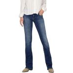 Jeans évasés Only Blush bleus en coton bio Taille S look fashion pour femme en promo 