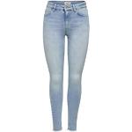 Jeans skinny Only Blush bleues claires bruts Taille XS look fashion pour femme en promo 