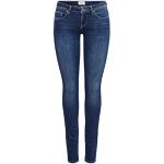 Pantalons taille basse Only Denim bleues foncé en coton W31 look fashion pour femme en promo 