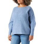 Pullovers Only bleus à manches longues à col rond Taille XS look fashion pour femme en promo 