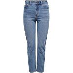 Jeans slim Only Denim bleus W26 look fashion pour femme en promo 