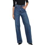 Jeans larges Only Denim bleus en coton Taille M W32 look fashion pour femme en promo 