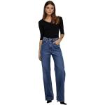 Jeans larges Only Denim bleus en coton Taille M W26 look fashion pour femme en promo 