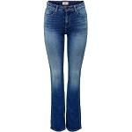 Jeans évasés Only Denim bleus stretch Taille S look fashion pour femme 