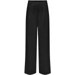 Pantalons taille haute Only noirs en polyester Taille XL coupe loose fit pour femme 