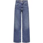 Jeans larges Only Blush bleus en coton Taille S look fashion pour femme en promo 