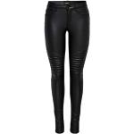 Jeans droits Only Royal noirs en viscose Taille XS look fashion pour femme en promo 