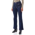 Jeans évasés Only Denim bleues foncé Taille S look fashion pour femme 