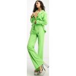 Pantalons taille haute Only vert lime Taille XXS pour femme en promo 