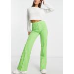 Pantalons taille haute Only vert lime Taille S pour femme en promo 