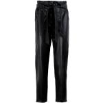 Pantalons taille haute Only noirs en cuir synthétique Taille XS pour femme 