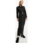 Robes ceinturées Only noires longues Taille XS look casual pour femme en promo 